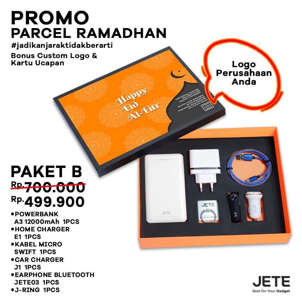 Parcel Lebaran JETE Custom Logo Perusahaan - Paket B