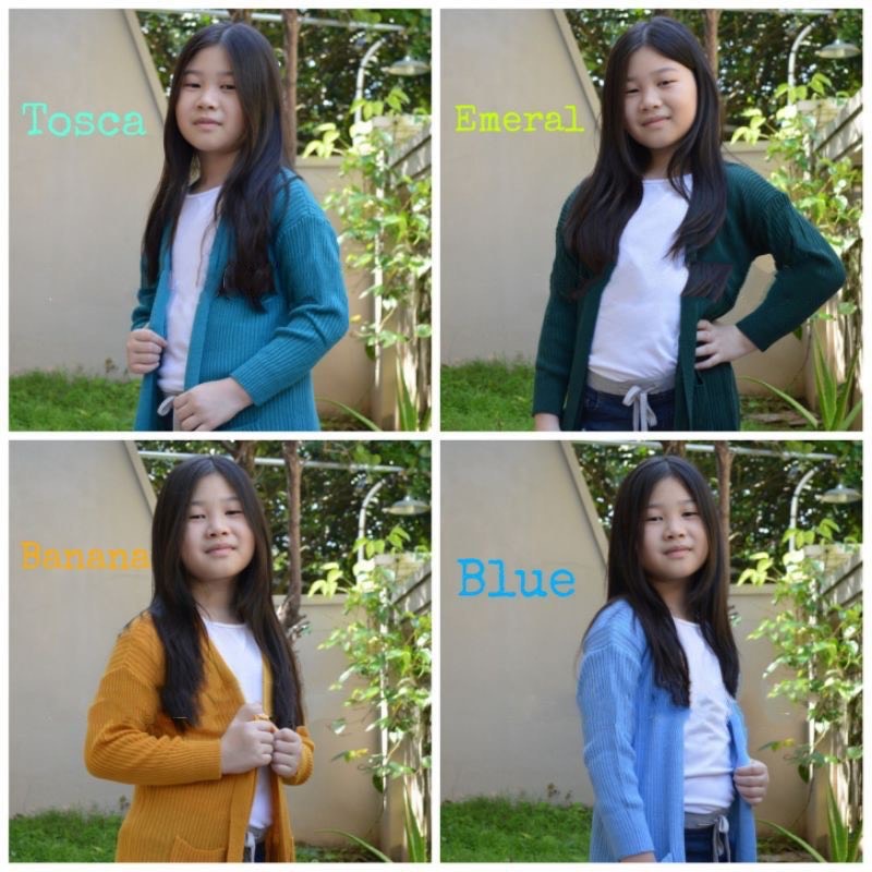 CARDIGAN BELLE RAJUT ANAK