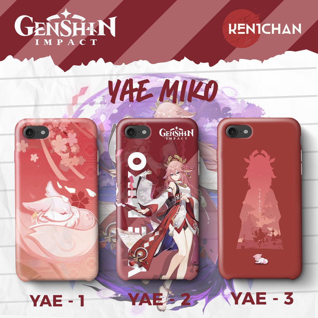 Phone Case Yae Miko Gamers Anime Custom