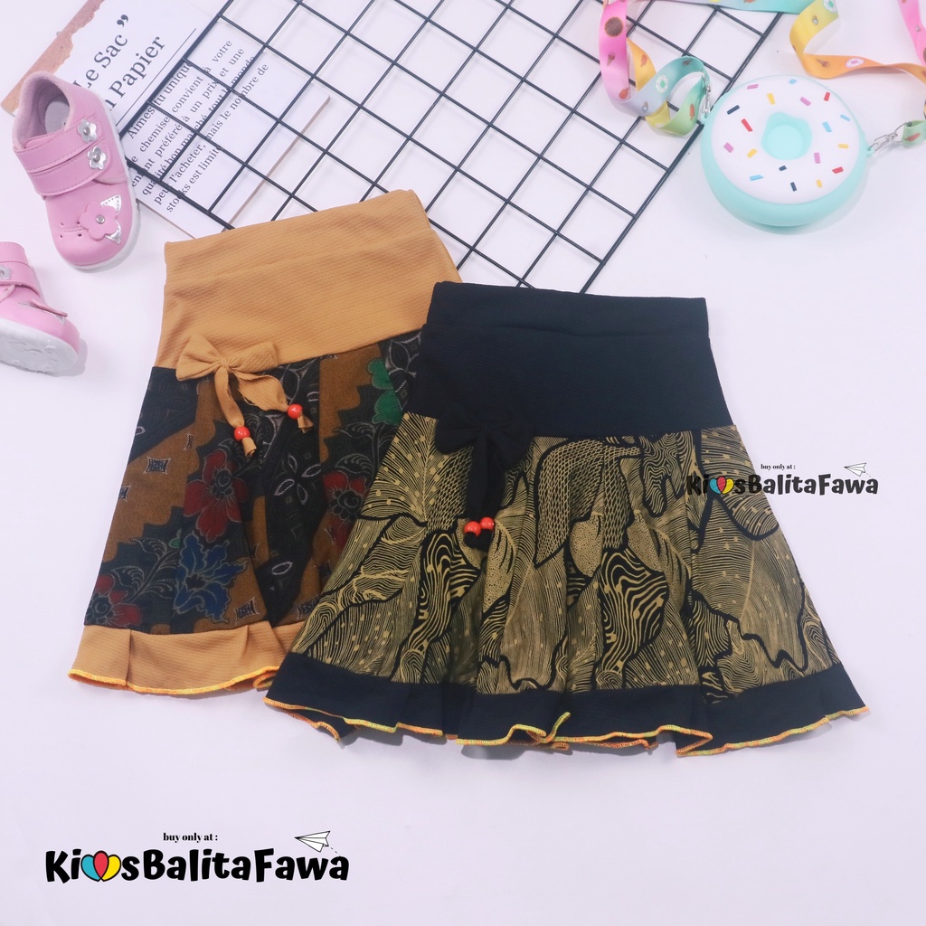 Rok Pita Amanda uk 1-9 Tahun / Rok Anak Perempuan Cewek Murah Skirt Pendek Polos Pakaian Fashion