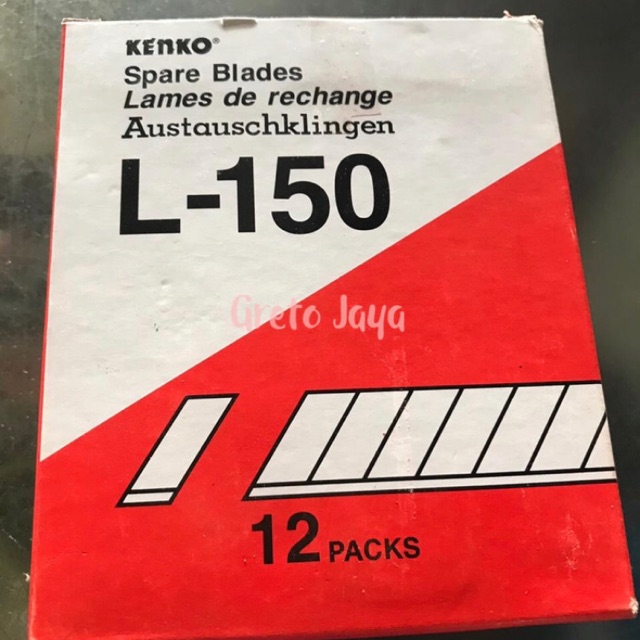 

Isi Cutter kenko Besar / Refill / Refil Spare Blade L-150 Cuter Kater Karter