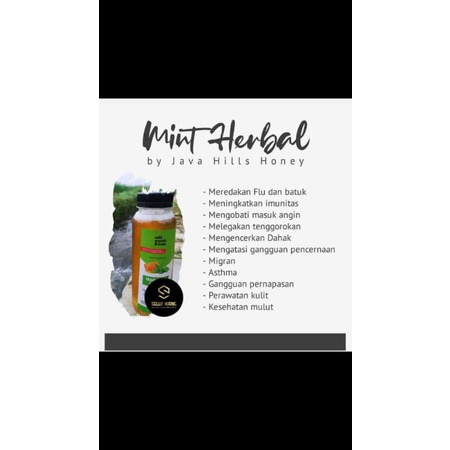 

MADU MINT Herbal 100% asli JAVAHILLS