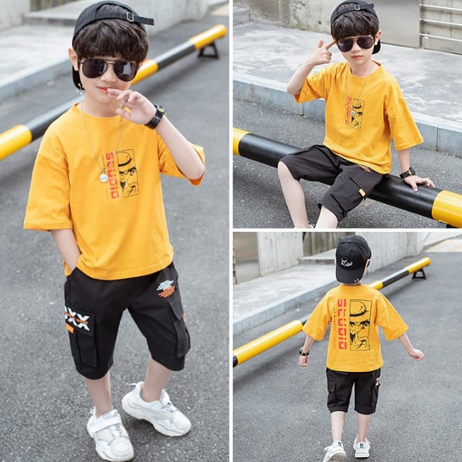 Setelan Anak Cowok Inovation Boy Orange