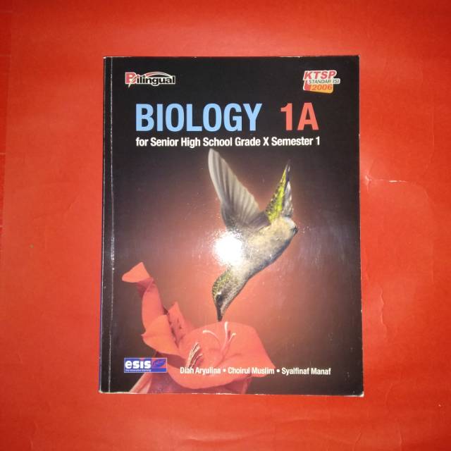 Buku pelajaran biology SMA kelas 1A