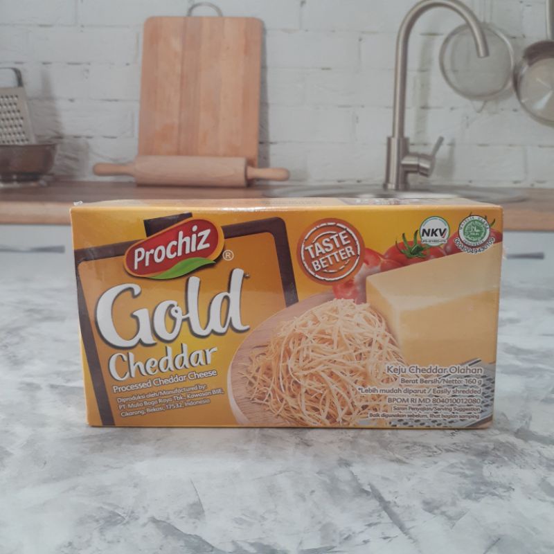 

Keju Cheddar Prochiz Gold 160g