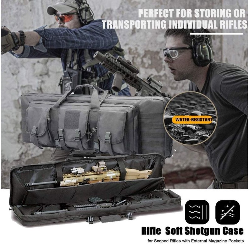 Tas senjata senapan laras panjang 80 cm army / Tas Airsofgun pcp model ransell