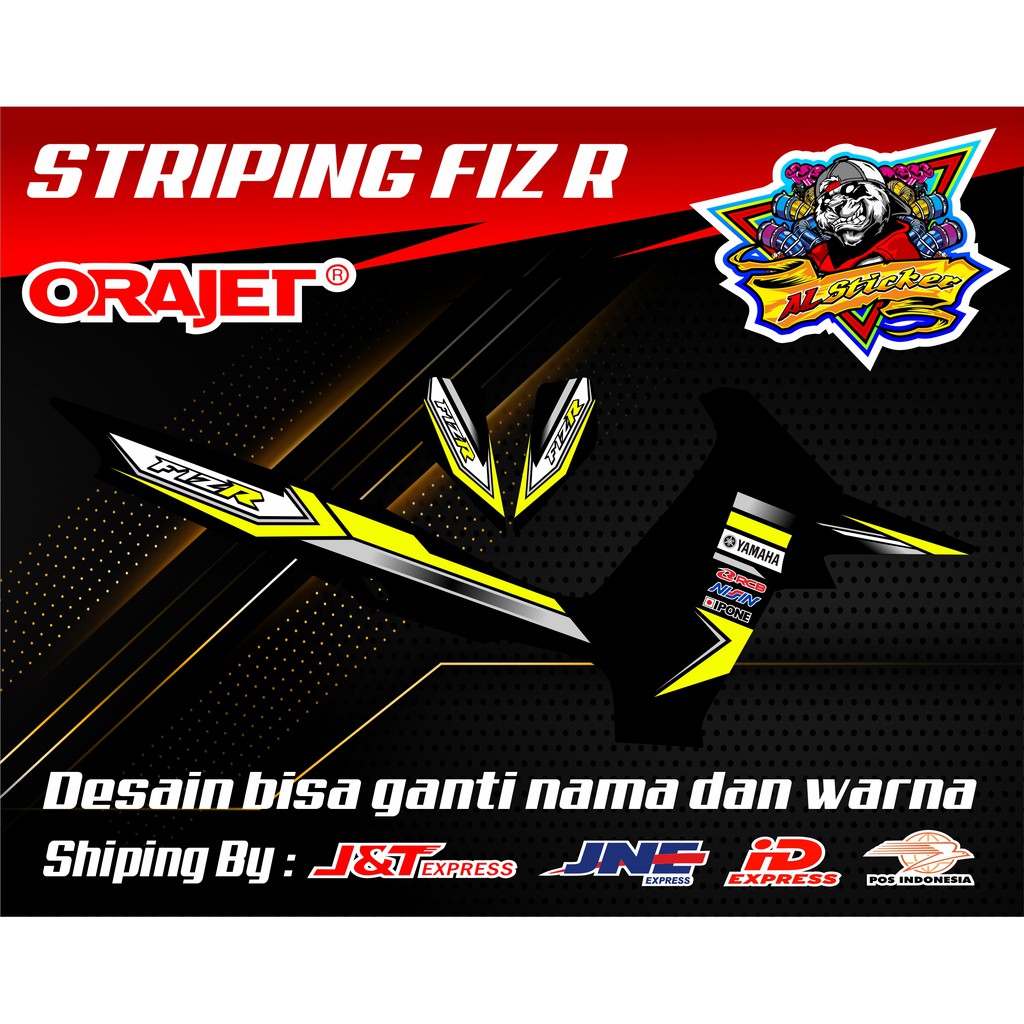 Striping Fiz R Custom Road Race Model Terbaru