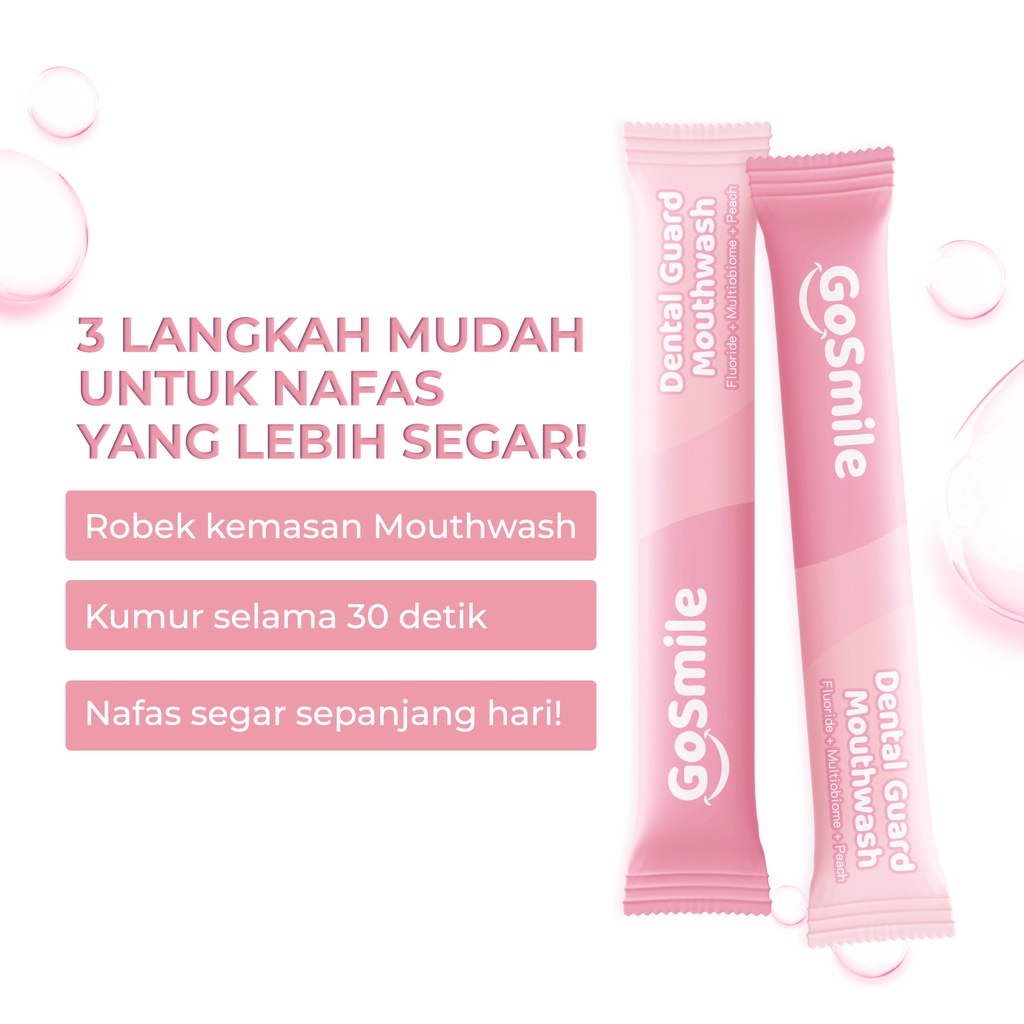 Go Smile Dental Guard Mouthwash Peach Fragrance Obat Kumur - Protection Mouth Wash Obat Kumur Whitening Mencegah Gigi Berlubang dan Nafas Segar Menghilangkan Bau Bakteri Pada Mulut [BPOM]