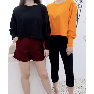 Pluffyschoice Baileys Crop Sweatshirt Bigsize | Shopee