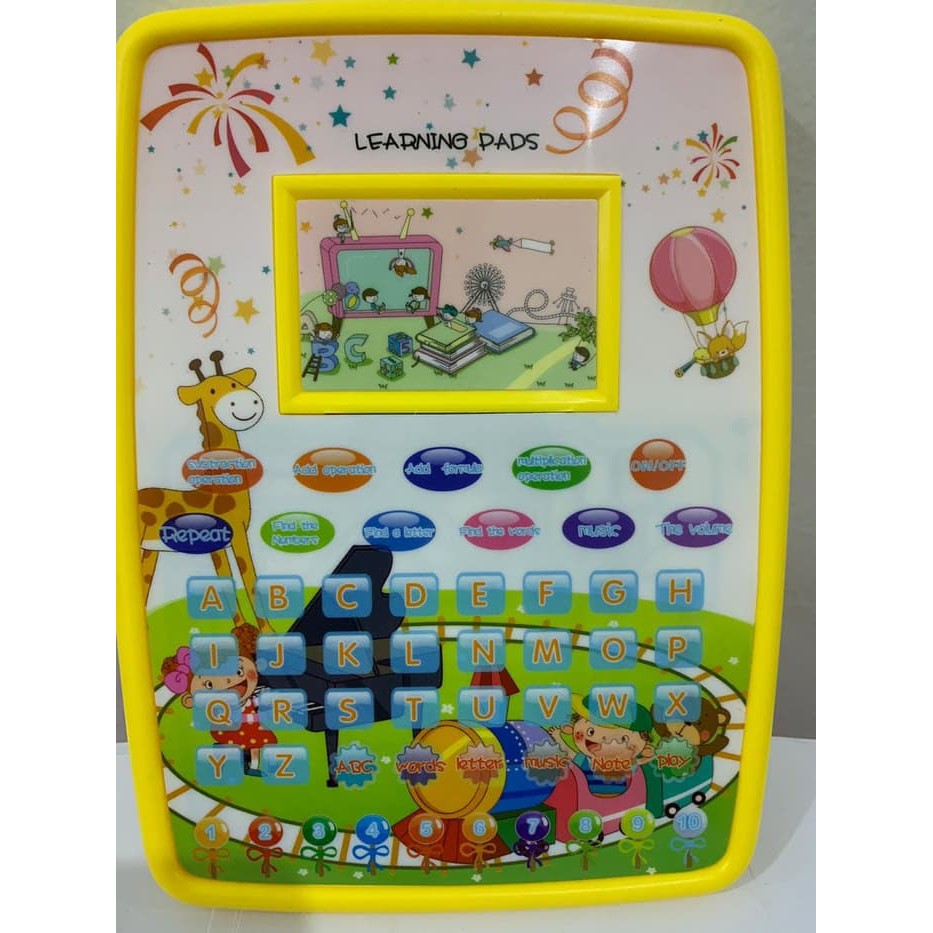 Mainan anak edukasi / e learning pad murah