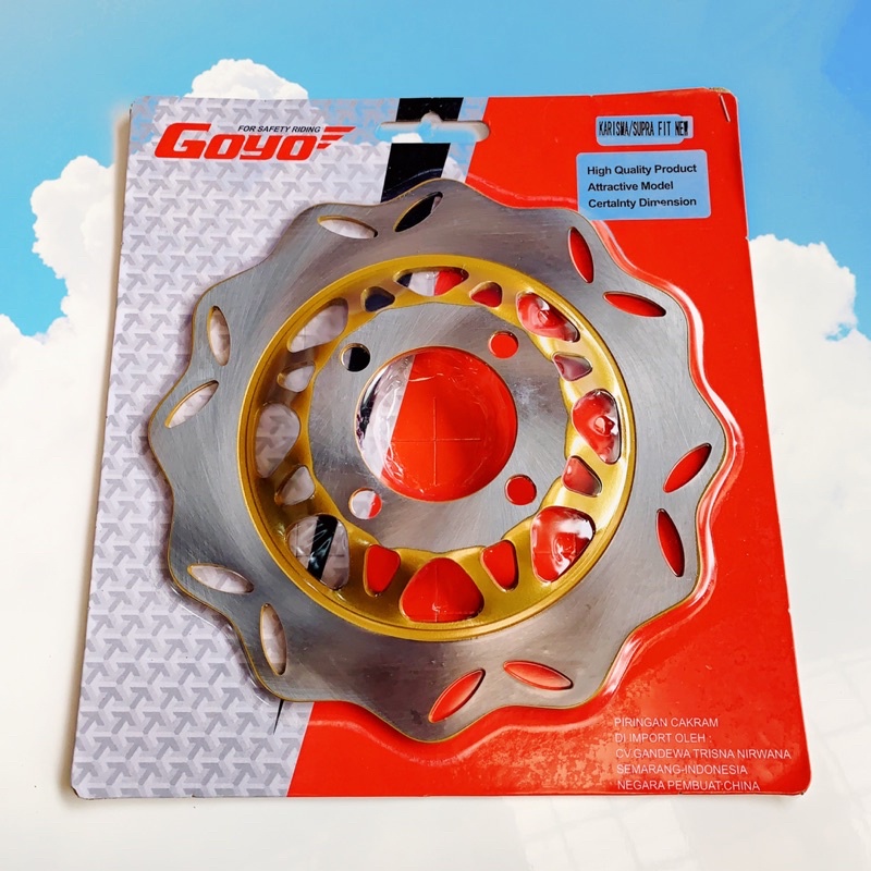 PIRINGAN DISC REM CAKRAM KHARISMA/CS1 CS ONE/ SUPRA FIT NEW 220MM sparepat aksesoris dan variasi