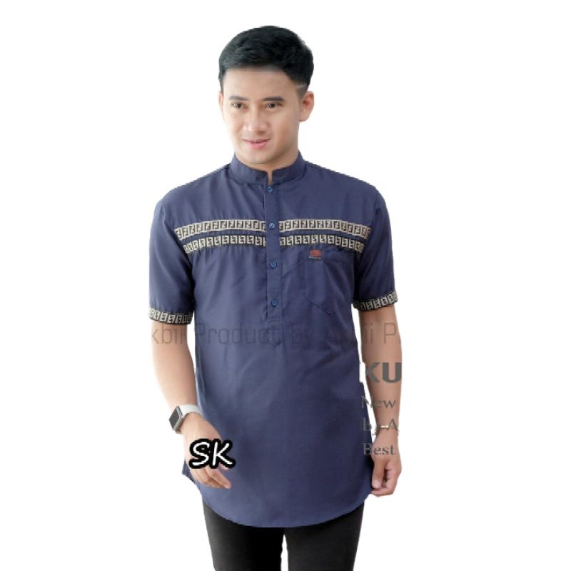 Koko Kurta Pakistan Lengan Pendek|Baju Azzahir