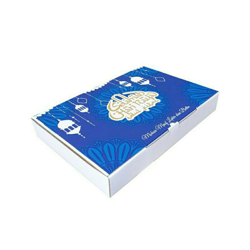 

box 38x26x5,5cm (kuker toples250Gram isi 6) kardus/karton/kue kering/hampers/Idul fitri