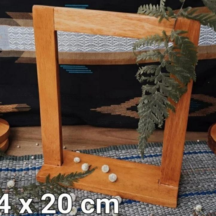 

[KODE PRODUK VD99A3865] WOODEN STAND DISPLAY 24 X 20 CM STAND MENU (WD-07)