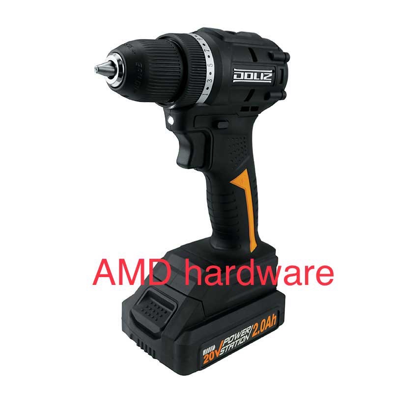 DOLIZ BD637 Mesin Bor Cordless Brushless Drill 10mm Baterai 20V Original Doliz BD 637 Germany