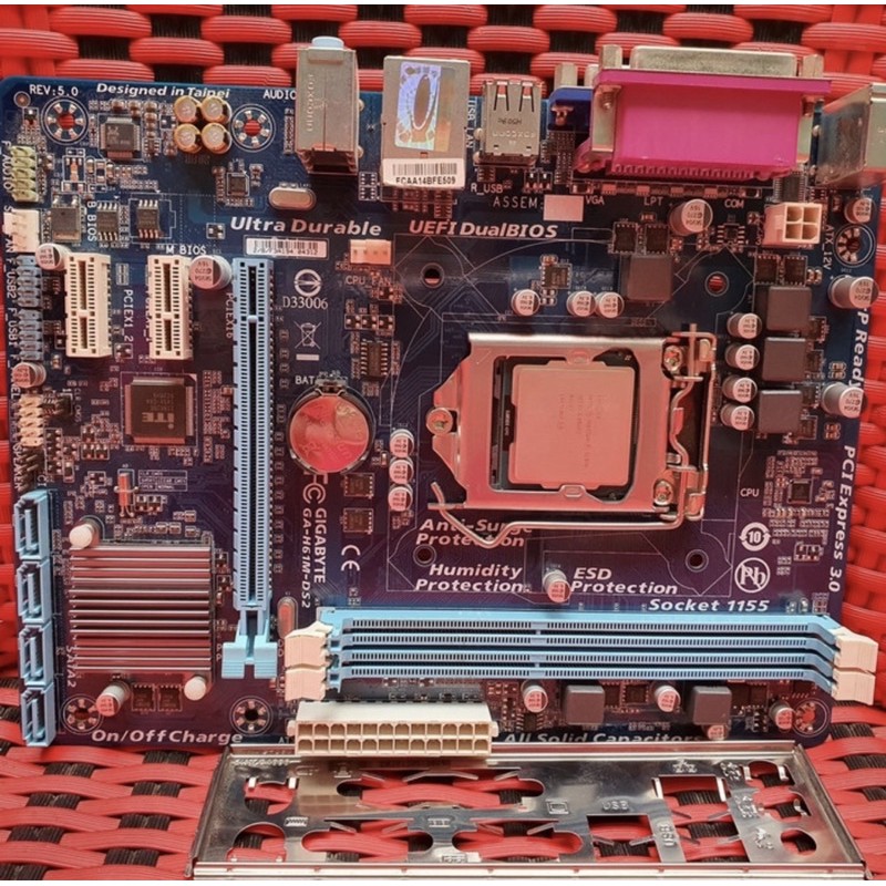 PAKET MURAH MOTHERBOARD PROCESSOR CORE i3 3240 LIKE NEW FREE FAN