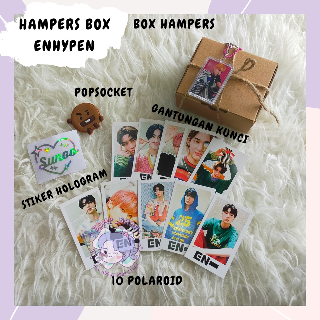 Hampers paket box gift kado ultah wisuda enhypen sunghoon