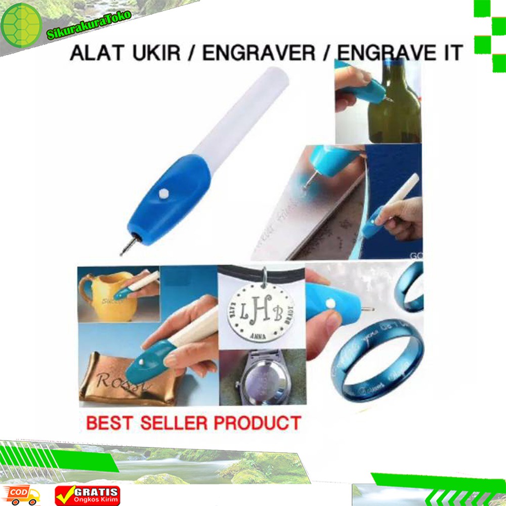 

(SKR) Engrave It Alat Pulpen Ukir Membuat Ukiran Logam Kayu Kaca