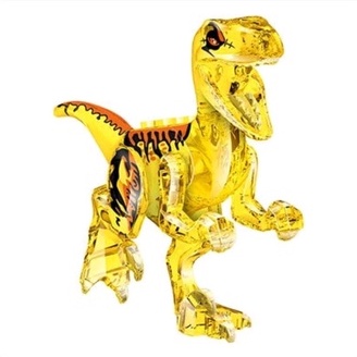 mainan block dinosaurus raptor