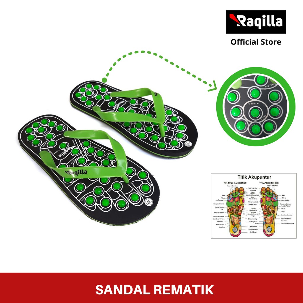 Sandal Rematik sendal Selop Refleksi Sandal Kayu Refleksi - Sendal Rematik selop Bakiak