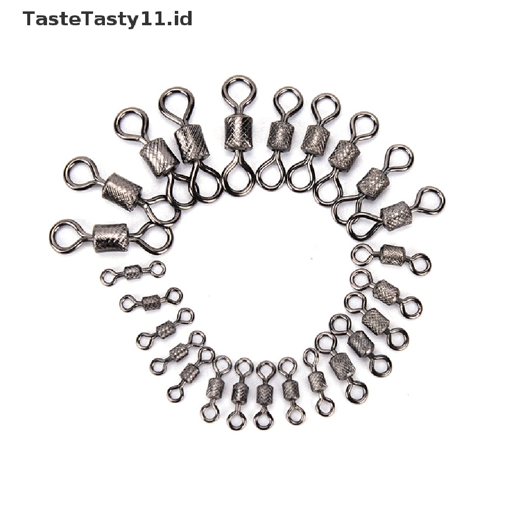 Tastetasty 50pcs swivel Konektor Kail Pancing