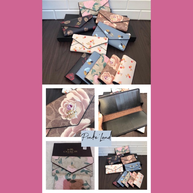 Wallet COACH Long Envelope 2in1