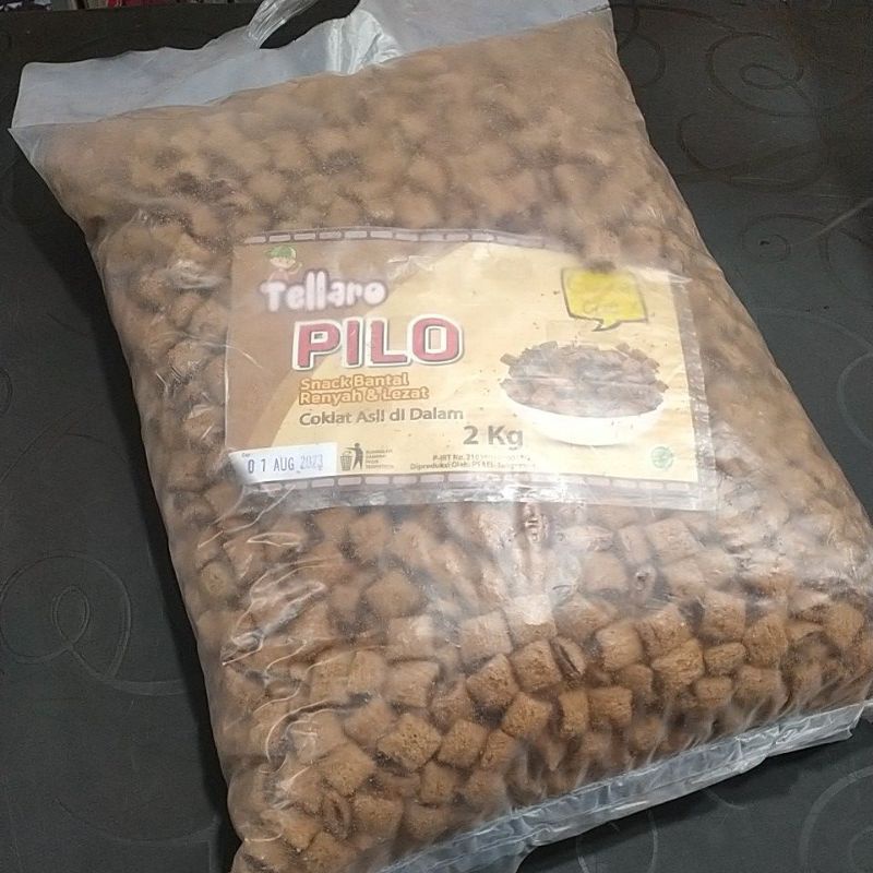 

pilo Snack bantal isi coklat 1ball/2kg