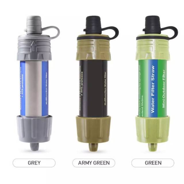 Mini Water Filter Straw Penyaring Air Miniwell Ultralight Hiking