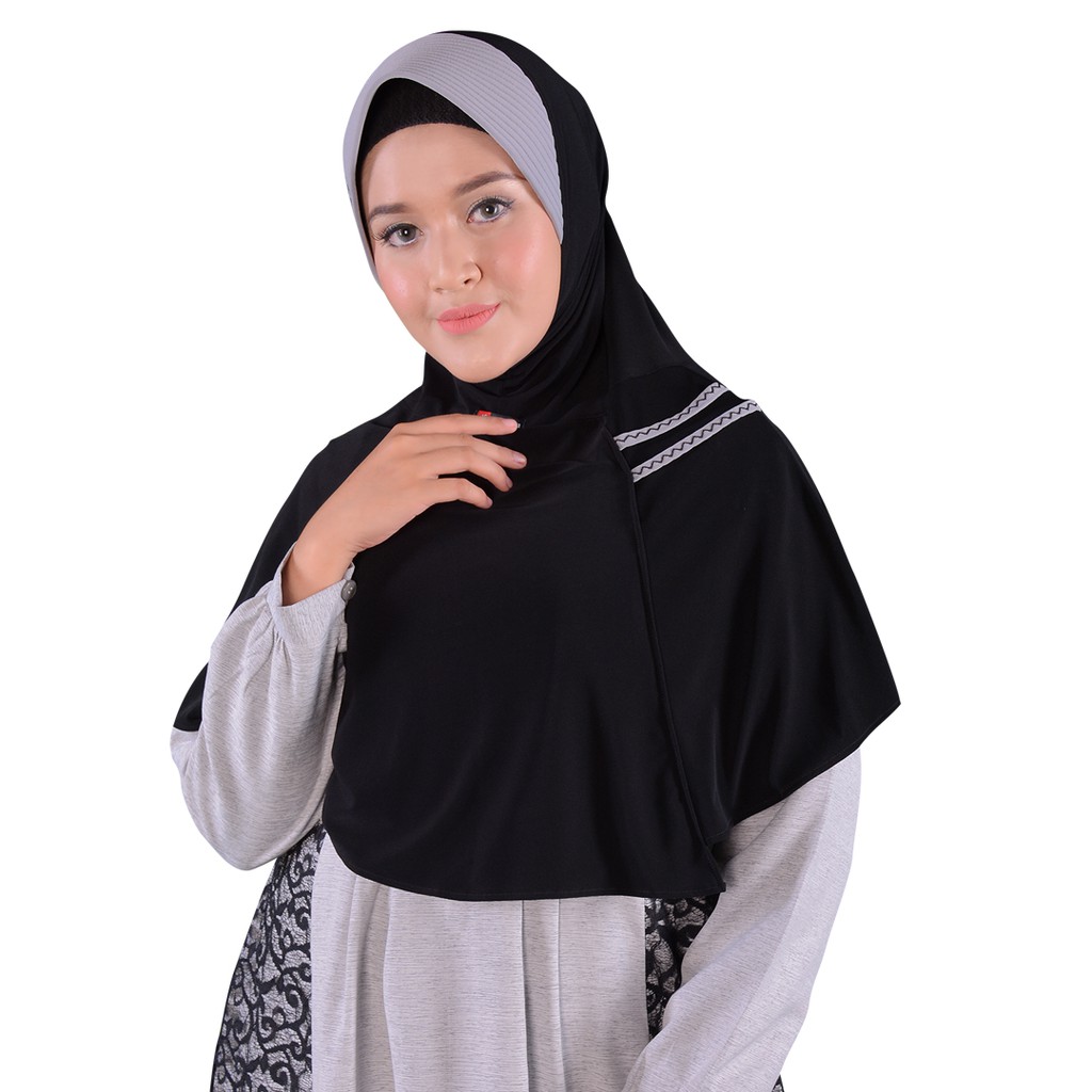 Jilbab Instan Pad Nafisa ZAVIERA | Hijab Instan Kombinasi Warna Kerudung Instan Bergo Kombinasi