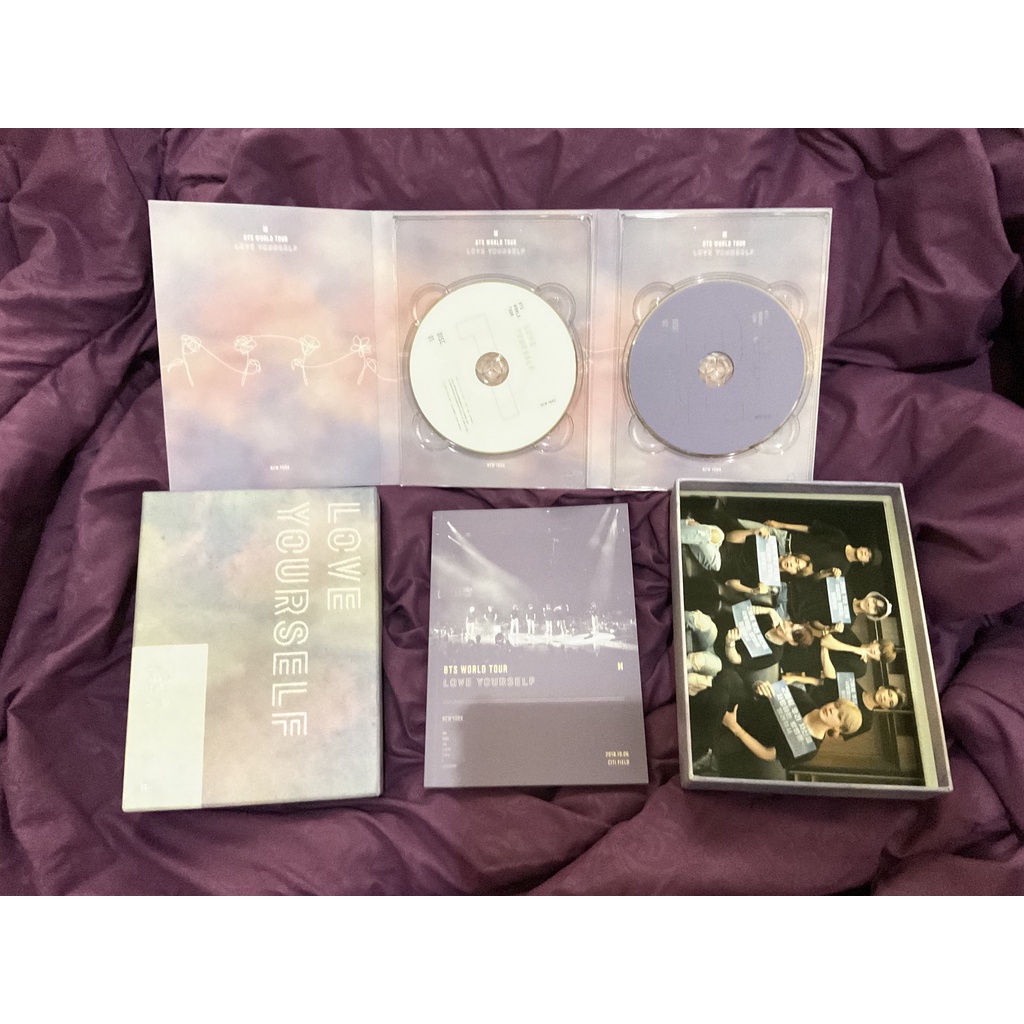 BTS LOVE YOURSELF DVD NEW YORK NO PHOTOCARD