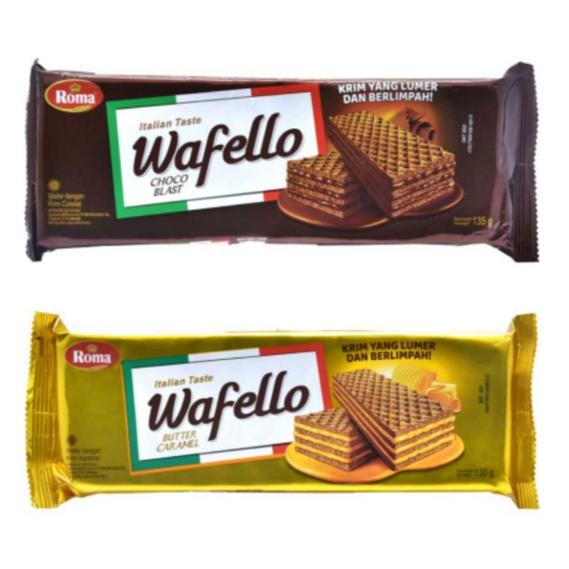 

Roma Wafello Wafer Choco Blast & Butter Caramel