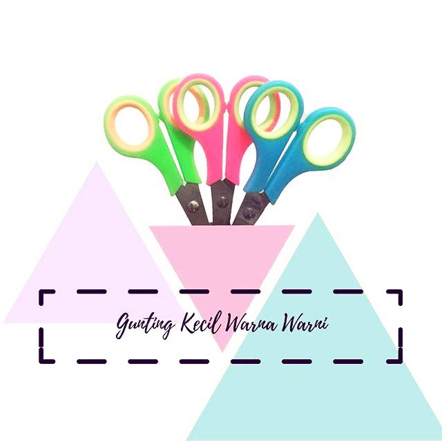 

Gunting Kertas Stainless Warna Warni Harga Ekonomis Ukuran Kecil dan Sedang