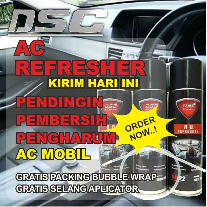 AC REFRESHER MOBIL / PENGHILANG BAU APEK/PEMBERSIH AC BELI 2 GRATIS ODOR