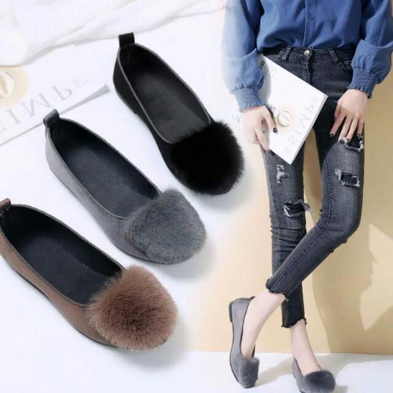 Nadilastuff Asli Docmart Bow 'Bisa Cod' Loafers Pantofel Sepatu Wanita   Realpict Kualitas Bm 92-New