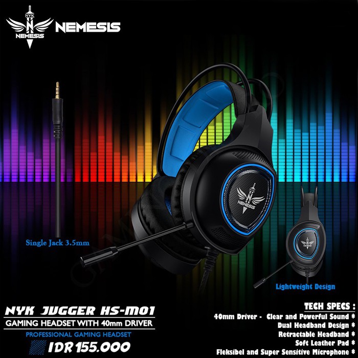 Trend-NYK Headset Gaming Nemesis JUGGER HS-M01 ORIGINAL