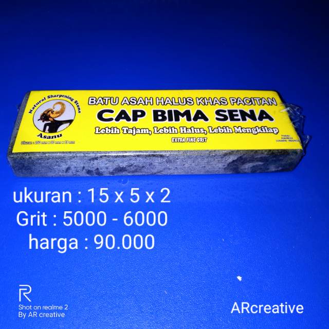 Batu asah alam asli pacitan bimasena finishing halus