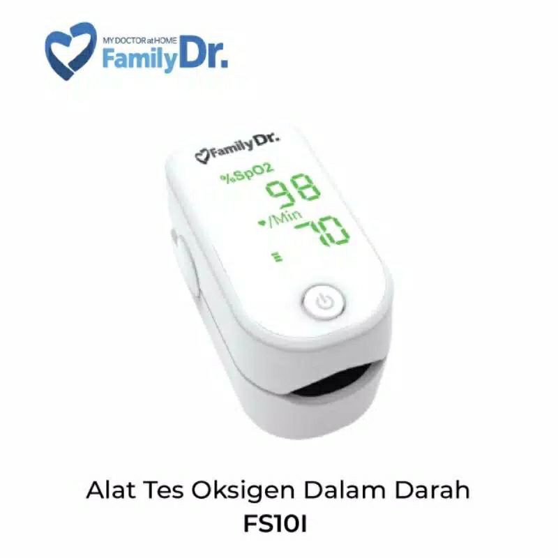 Pulse Oxymeter FamilyDr LED FS101 Pengukur Saturasi Oksigen