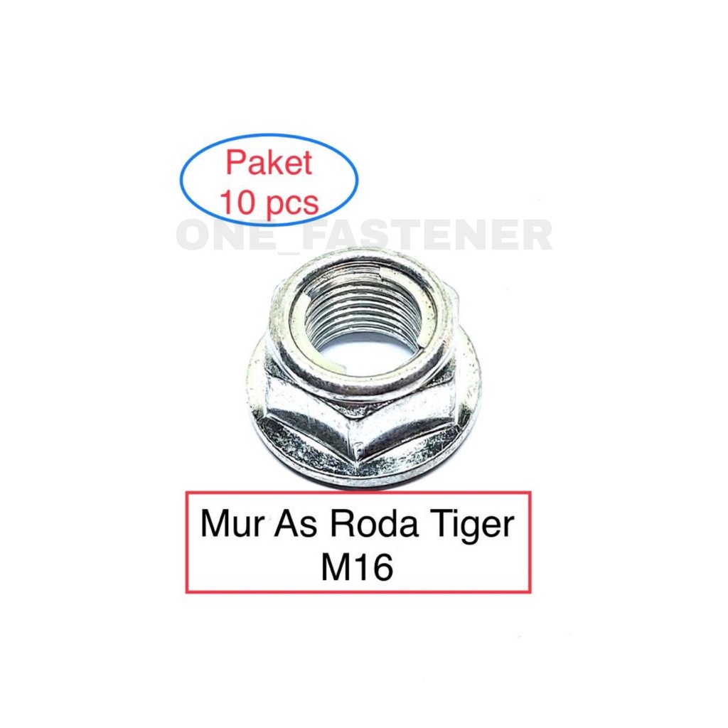 10 pcs 0012 Mur As Roda Belakang Tiger M16 Belakang beat honda matic