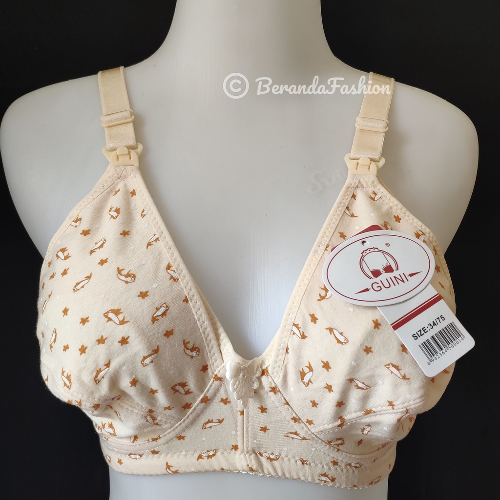 Bra menyusui maternity bra bh tanpa busa cup C size 34-40 Guini 813