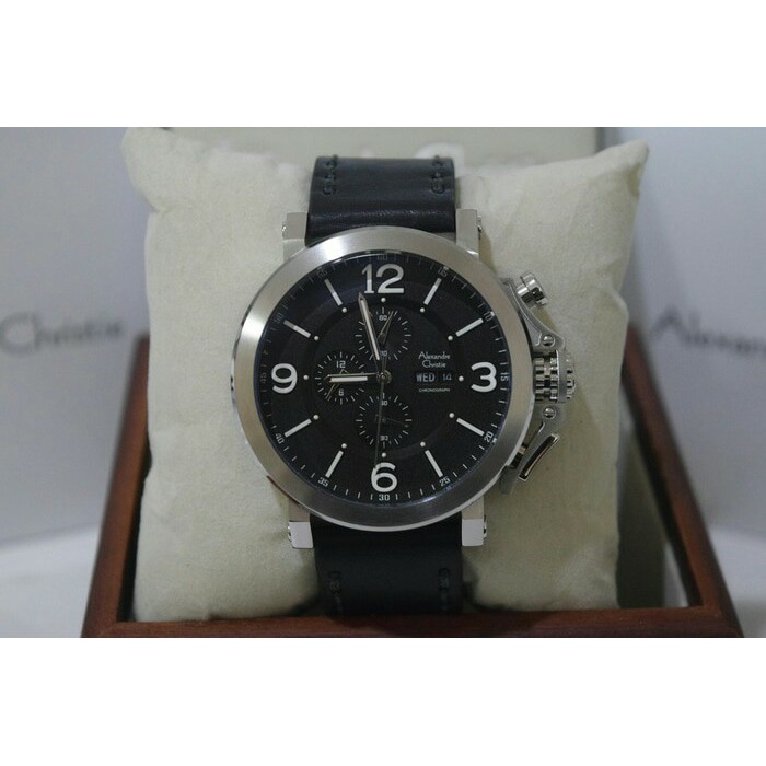 Alexandre Christie 6281 ORIGINAL Pria Silver Leather Black