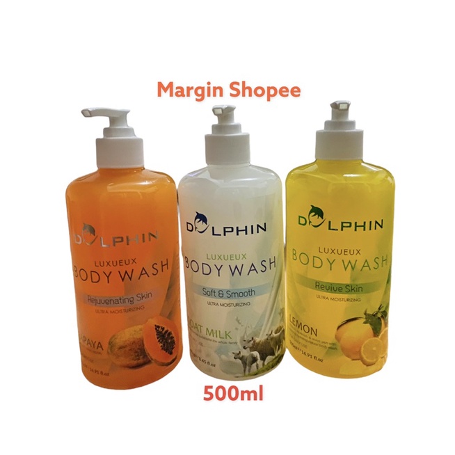 Dolphin Body Wash 500ml Original BPOM