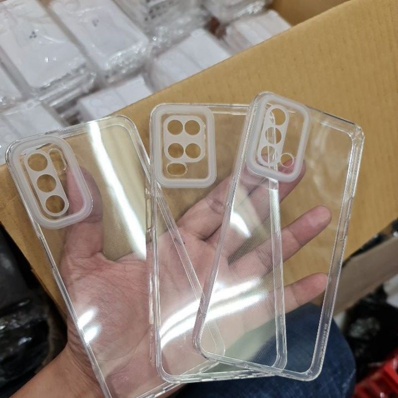 OPPO A17 A17K A3S A15 A15S A95 A16 A54 A74 4G A9 2020 A5 2020 CASE HD BENING BIG PROTECT CAMERA CLEAR TRANSPARAN SOFTCASE TEBAL 1.7mm SILIKON KARET PROTECT CAMERA COVER PELINDUNG KAMERA