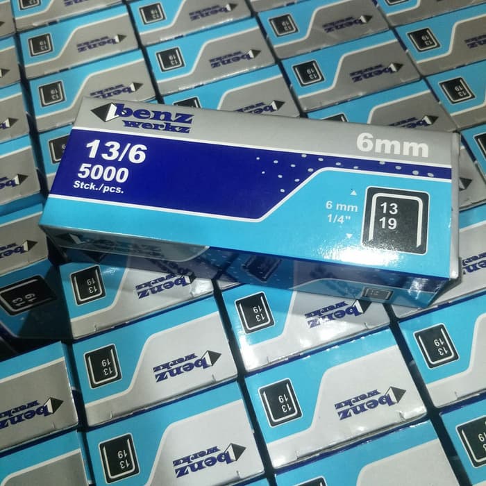 

isi Refill Stapler Steples Tembak 8 mm 13/8 Benz 5000 pcs ORIGINAL