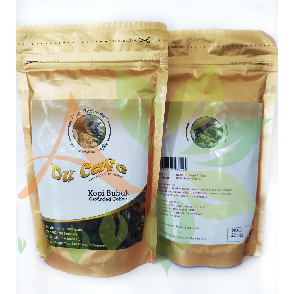 

KOPI FERMENTASI DU CAFE 165 GRAM