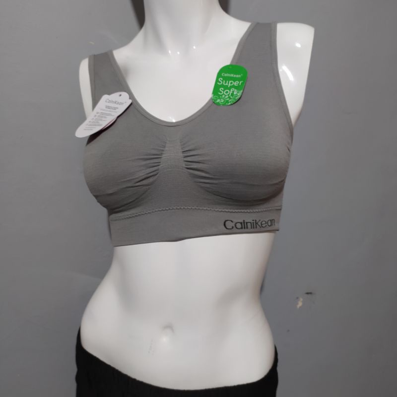 Sport bra super soft 3 baris  kaitan belakang