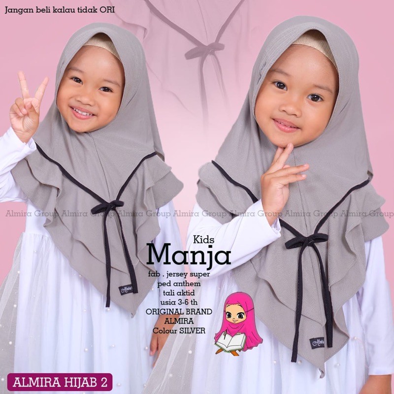 BISA COD|hijab anak manja by Almira hijab|kerudung anak