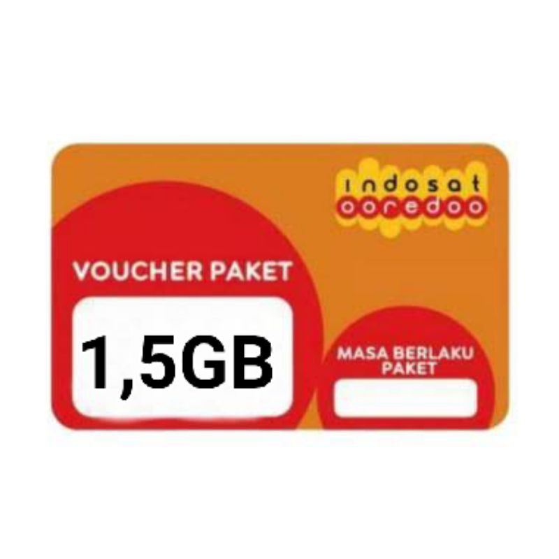 VOUCHER IM3 1,5GB 3ARIH