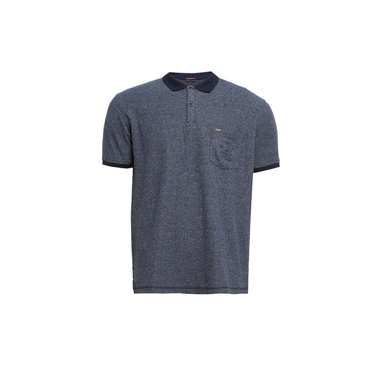 BAJU KAOS POLO PRIA CARDINAL ORIGINAL LENGAN PENDEK BIRU NAVY CA08