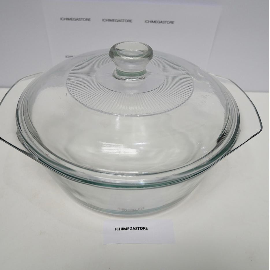 New Collection.. Mangkok Sayur Besar Kaca / Mangkok Kaca / Mangkok / Mangkuk Makan + Tutup Kaca / Ma