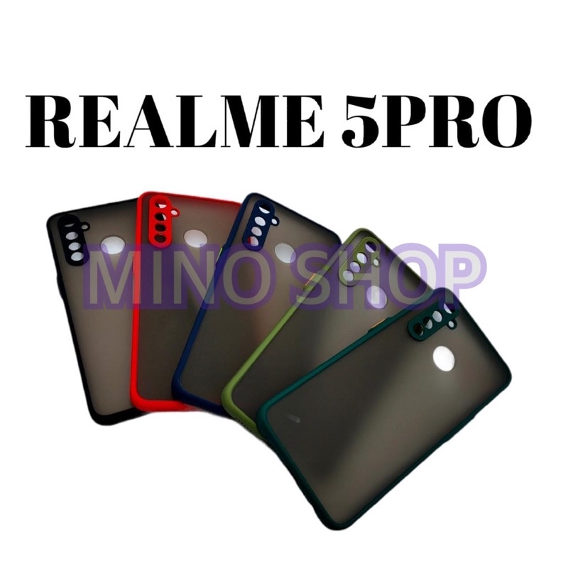 SOFTCASE REALME 5 PRO - HARDCASE DOVE MYCHOICE PLUS PELINDUNG KAMERA - AERO CASE